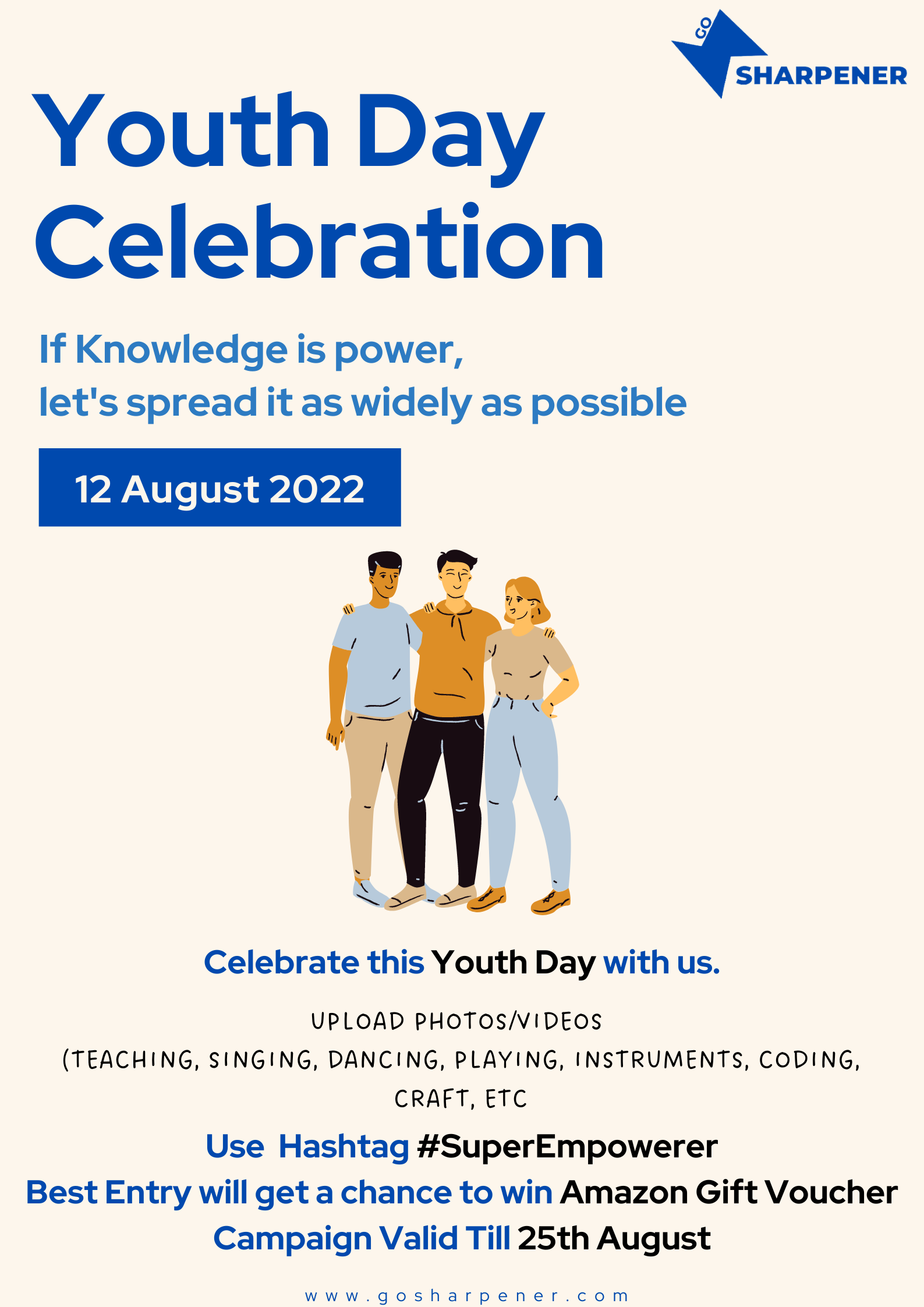 Go Sharpener Celebrate this Youth Day with us. Upload...