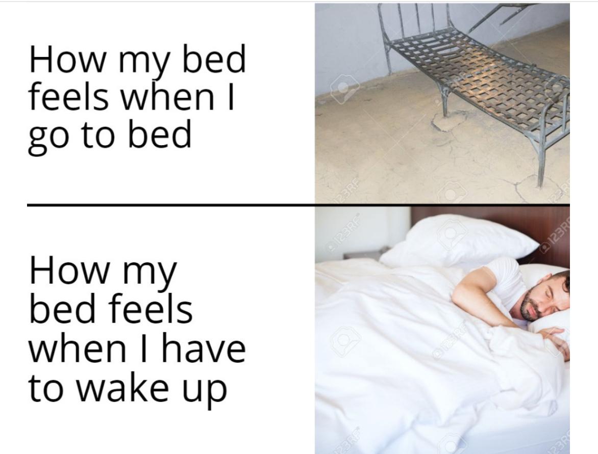 When I Go To My Bed When I Wake Up From My Bed When I Go To My Bed When I Wake Up From My Bed
