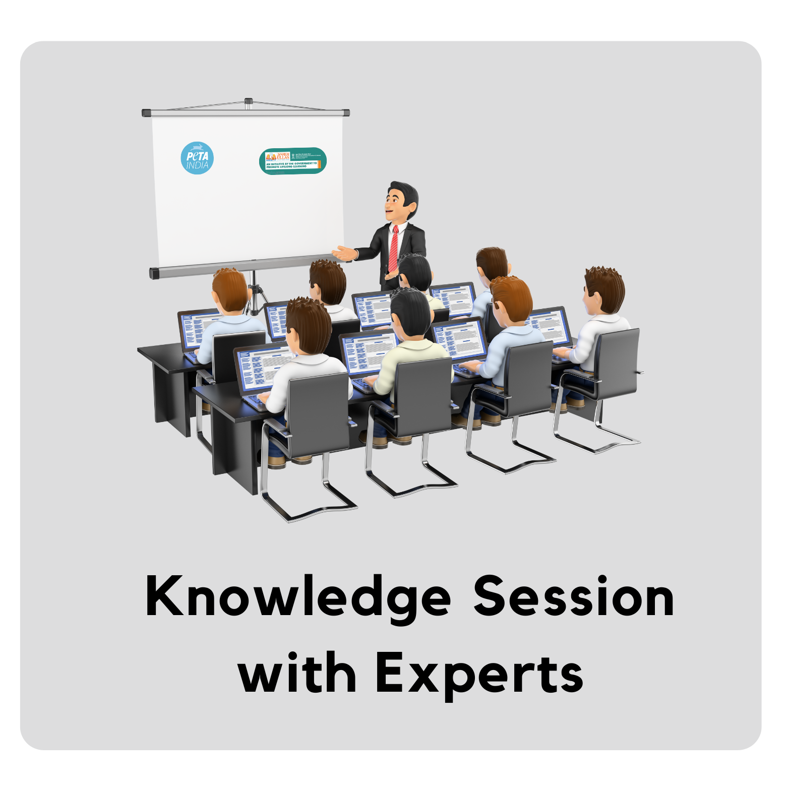 ⁠knowledge session with experts